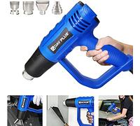 ZanGe Air Heat Gun Professional 2000W Dual-Temperature Settings 300ºC & 600ºC Hot Air Gun Kit, 4 Nozzles for Shrinking PVC,Stripping Paint, Crafts, DIY