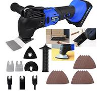 ZanGe Oscillating Multi Tool, 170W, 20000rpm, Multi Purpose Tool for Sanding Scraping Cutting Polishing Grinding Grout Removal, Includes 22-Piece Universal Accessories
