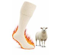 ZANGOC Mens Traditional Wool Scottish Socks Warm Kilt Socks Leg Warmers Comfortable Knee High Socks Hose Casual Wedding Sports UK 6-11