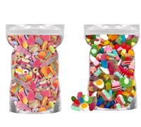 ZANGOC Pick and Mix Sweets Fizzy & Jelly Pick and Mix Sweets - Sour Chewy-Jelly Fizzy Retro Candy - 1.25kg Bundle - Party Treats, Movie Nights, Gifts & More