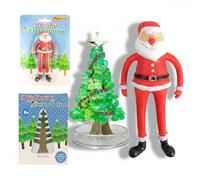 ZANGOC Stretchy Father Christmas + Magic Growing Christmas Tree - Secret Santa Gifts & Christmas Fun Present Stocking Filler Selection Box
