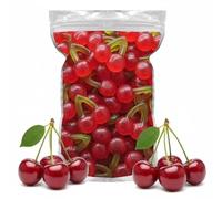 ZANGOC Twin Cherries Sweet Pouch, 500G | 70+ Pieces | Halal Sour & Gummy Jelly Sweets | Fruit Flavoured Candy Treats | Resealable Pouch-Fruit Flavour Gums for Everyone