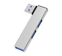 ZANGWAGRU 90 Degree USB Type C Hubs Docking Station 4 Port Data Transfer Expander Fast USB3.0 For PC Laptop