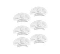 ZANHIX 6 Pack Handheld Steam Cleaner Microfiber Pads - Universal Fit for Bissell Steam Shot, Dupray, Wagner, PurSteam, McCulloch, Washable & Reusable Steam Cleaner Accessories