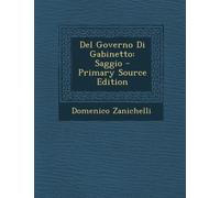 Zanichelli - Del Governo Di Gabinetto Saggio - Primary Source Edition - X555z