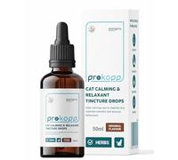 Zanipro Cat Calming Drops, Cat Calm Stress & Anxiety Relief, 100% Herbal Blend, Use for Calms, Travel, Grooming, Fireworks, Better Value than Plug In for Cats - 50ml