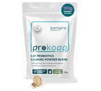 Zanipro Cat Calming Powder, Stress & Anxiety Relief, Catnip, 100g | Contains L-Tryptophan for Sleep Aid During Travel | Cat Probiotics for Digestive Support | Supports Brain Gut-Axis