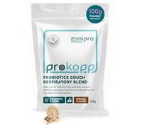 Zanipro Respiratory & Gut Probiotic Powder for Dogs & Cats, 5 Billion CFU - 100g, Kennel Cough Medicine for Dogs, Lung, Immune & Breath Treatment, Dog Breath Freshener with Marshmallow Root & Thyme