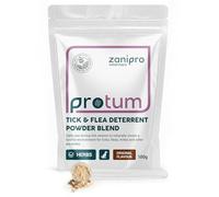 Zanipro Tick & Flea Powder for Dogs - 100% Natural Herbs Thiamine & Brewers Yeast, 100g Flea Prevention for Dogs, Effective Dog Tick Repellent, Dog Skin and Coat Supplement