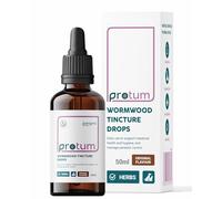 Zanipro Wormwood Drops for Dog Wormer - 100% Natural Dogs & Cat Worming Treatment, Liquid Wormer for Dogs, Kitten & Puppy Wormer Dog Digestive Supplements with Quassia & Black Walnut | 50ml