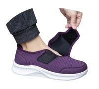 Zanisouta Wide Diabetic Shoes Women's Men's Slippers Lightweight Breathable Non-Slip Orthopaedic Bandage Shoes Outdoor Road Running Shoes Slip On Trainers Comfortable Walking Shoes