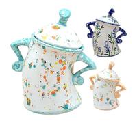 Zankie Akimbo 1/3 Canister With - Jar With | Sassy Fun Kitchen Storage Canister For Coffee Tea Sugar