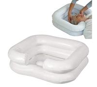 Zankie Deluxe Inflatable Hair Washing Basin,portable Shampoo Basin,Inflatable Shampoo Sink Bathing Aids For Injured Elderly Disabled Handicapped,Living Aid