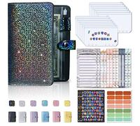 Zankie Money Saving Envelope- Money Binder Organizer Cash Binder | Portable Budget Binder with Button Closure, Waterproof PVC A6 Binder Savings Challenge