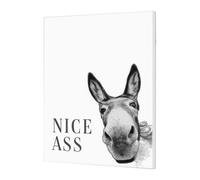 Zankie Nice Asspicture don-key For Bathroom- 30x40cm Funny don-key Wall Art Nice Ass Do-nkey In Bathroom Posters Ni-ce A-ss Poster Funny Bath-room Wall Art, Bath-room Decor Poster