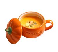 Zankie Pumpkin Ceramic Mug Cup- Halloween Pumpkin Coffee Mug Cute Pumpkin Cup for Coffee Milk| for Fall Autumn Harvest Supply,300/500 Ml