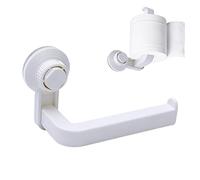Zankie Suction Cup Paper Towel Holder- Toilet Roll Holder Suction Wall Mounted No Drill Toilet Roll Holder Abs Paper Roll Holder Tissue Organizer For Kitchen,Bathroom