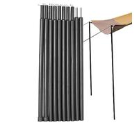 Zankie Tent Tarp Poles - Set Of 2 Telescopic Adjustable Painted Iron Pipe Camping Tent/Awning Poles,Tent Accessories 200cm