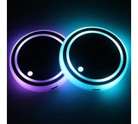 ZanLIn 2pcs Car Coasters for Kia Venga 2009-2018