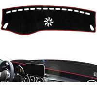ZanLIn Car Dashboard Cover for Benz C-Class W205 2015-2020, Car Centre Console Dashboard Protector Cover Mat Apply Dash Mat Cover Avoid Light Mat