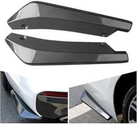 ZanLIn Car Rear Bumper Lip Diffuser Corner Protection Plate for Alfa Romeo Stelvio 2017-2024, Guard Corner Protection Cover Bumper Lip Side Skirt Lip,Carbon fibre exterior colour/B