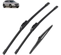 ZanLIn Wiper Blade Set for Hyundai Tucson TL 2016-2020, 2017, 2018, Cleaning Screen Windshield Windscreen Wipers Window Rain Brushes Replacement Blades