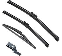 ZanLIn Wiper Blade Set for Peugeot Partner 2 2008-2017 26in+16in+14in, Cleaning Screen Windshield Windscreen Wipers Window Rain Brushes Replacement Blades