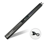 Zanmuk Candle Lighter Electric Lighters - USB Rechargeable Plasma Arc Lighters for Candle (Grey)