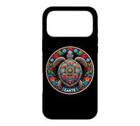 Zante Floral Pattern Sea Turtle Zakynthos Greece Souvenir Case for iPhone 17 Pro Max