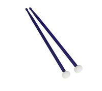 Zanthicia 1 Pair Timpani Drumsticks Felt Head Drums Sticks Multifunction Classic Stable Double-head Drum Hammer for Adults, Dark Blue