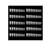 Zanthicia 1 Set False Nail Elegant Lightweight Wear-resistant Trend High-ranking Unique Design Long Service Life Manicure Kit , Natural Color