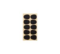 Zanthicia 10pcs Clarinet Mouthpiece Patch Saxophone Cushions Musical Instrument Pads Handheld Advantageous Sax Accessories , Black , 0.8