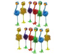 Zanthicia 12-Piece Ostrich Plastic Ballpoint Duck-Shaped Stylish Smooth Students, Office Ideal Back-to-School, Office, Stationery