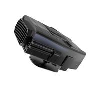 Zanthicia 150W Car Heater Windshield Heating Cooling Plastic Defroster Demister 2 Modes with Lighter Socket Interior Electric Warm Fan, 12V Black Type 1