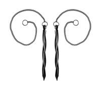 Zanthicia 2 Set,Rainwater Chain Bracket, Drainage Gutter, Heavy-Duty Potioning Sturdy and Durable, Outdoor Gardens, Sheds,