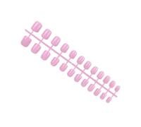 Zanthicia 24 Pieces Solid Press on Nails DIY Exquisite French Novel Graceful Colorfast Personality Nail for Manicure Salons , 4