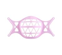 Zanthicia 3D Mask Bracket Silicone Frame Protective Black Cloth Reusable Face Masks Kids Comfortable Support For Breathing Face Masks Black Cloth Reusable Disposable Kids