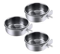 Zanthicia 3piece The for Ultimate Accessory For Any Bird Lover - Get Yours Now High-quality Materials Stainless Steel Bird Feeder , Small diameter 10* d