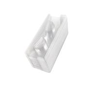 Zanthicia 50Pcs Plastic Eyelash Trays for Makeup Artists and Beauty Salons Box Eyelashes, Clear Big