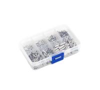 Zanthicia 600pcs Terminal Tube Connector Electrical Cable Terminals Bared Tinned Crimp Part Repair Accessory Equipment Mainten