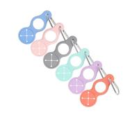 Zanthicia 6Pcs Silicone Sport Kettle Buckle Outdoor Backpack Bottle Holder Belt Daily Carabiner Walking Cycling Traveling Tools