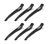 Zanthicia 6piece Lovely Hair Clips Pro For Professional Hairstyling Exquisite Workmanship Styling Accessories Styling Tools Salon, Black, 6pcs