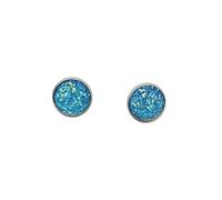 Zanthicia 8mm Druzy Ear Stud Round-shape Earrings Wear-resistant Multicolor Eardrop Bohemian Pierced Fashionable Jewelries Jewelry, Type 18, 18