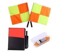 Zanthicia Accessories For Soccer Match Red Yellow Cards Convenient Lightweight Compact For Easy Handling Football Linesman Flags Set Referee Card Set Basketball Competition Hand Flags Outdoor