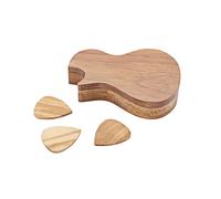 Zanthicia Acoustic Guitar Pick with Box Handmade Musical Accessory Strong Clear Plectrums Picks Ukulele Style Hearted Shape