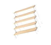 Zanthicia Acrylic Display Riser Shelves Cupcakes Holder for Elegant Cosmetic Perfume Figure Stand Shelf, 5 Tiers