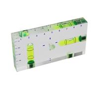 Zanthicia Acrylic Transparent Level Accurate Measurements for Any Project User-Friendly Transparent Two Direction Magnetic Level