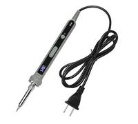 Zanthicia Adjustable Temperature Welding Rework Station Constant Temperature Control Soldering Iron Will Automatically Enter, Gray White US