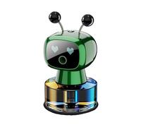 Zanthicia AI Intelligent Control Car Air Freshener Odor Elimination Made Easy Four-speed Control ABS Air Freshener Car Perfume, Green - Gardenia
