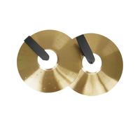 Zanthicia Alloy Hand Cymbals Ban Single Cymbal Performance Dance School Activities And Musical Practice And Professionals. Are Versatile And Can Be In Various Musical Environments, Golden, 250mm